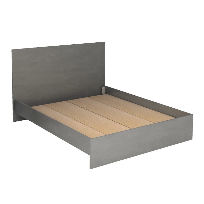 Κρεβάτι Troy Megapap χρώμα γκρι σκυροδέματος 150x200εκ. Κρεβάτι Troy Megapap χρώμα γκρι σκυροδέματος 150x200εκ.