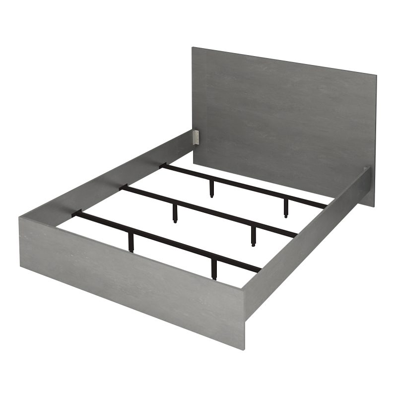 Κρεβάτι Troy Megapap χρώμα γκρι σκυροδέματος 150x200εκ. Κρεβάτι Troy Megapap χρώμα γκρι σκυροδέματος 150x200εκ.