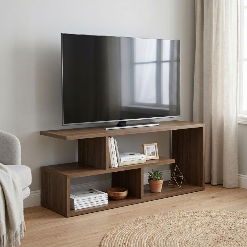 Έπιπλο τηλεόρασης Forever Megapap χρώμα καρυδί 100x30x40cm. Έπιπλο τηλεόρασης Forever Megapap χρώμα καρυδί 100x30x40cm.