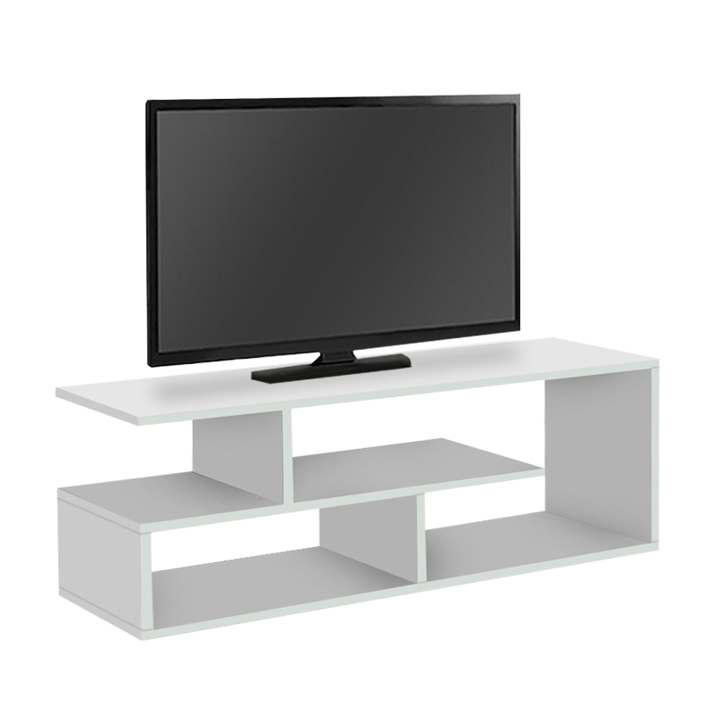 Έπιπλο τηλεόρασης Forever Megapap χρώμα λευκό 120x30x40cm. Έπιπλο τηλεόρασης Forever Megapap χρώμα λευκό 120x30x40cm.