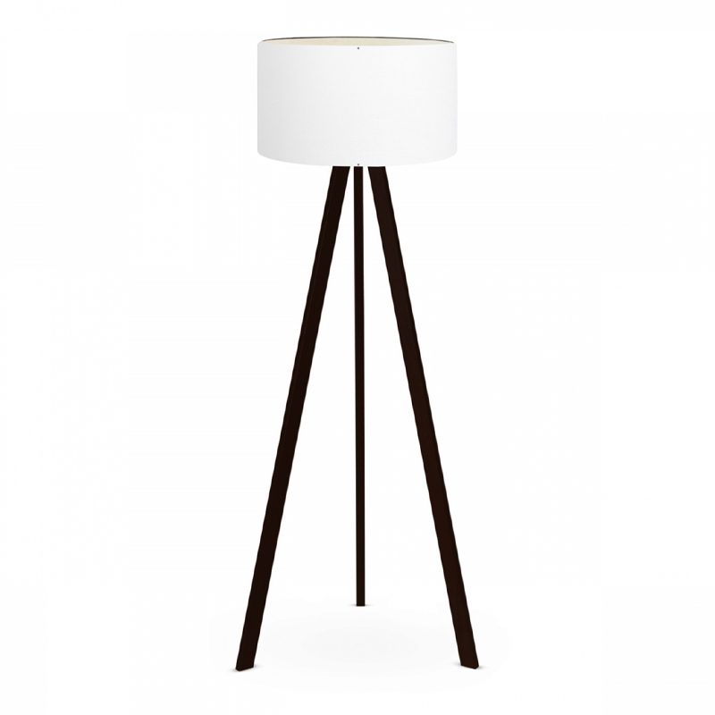 Φωτιστικό δαπέδου Rosling Megapap Mdf/ύφασμα Pvc χρώμα μαύρο - λευκό 38x38x140εκ. Φωτιστικό δαπέδου Rosling Megapap Mdf/ύφασμα Pvc χρώμα μαύρο - λευκό 38x38x140εκ.