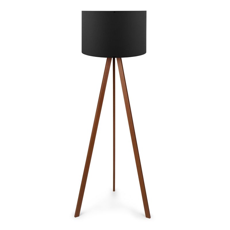 Φωτιστικό δαπέδου Rosling Megapap Mdf/ύφασμα Pvc χρωμα καρυδί/μαύρο 38x21x140εκ. Φωτιστικό δαπέδου Rosling Megapap Mdf/ύφασμα Pvc χρωμα καρυδί/μαύρο 38x21x140εκ.