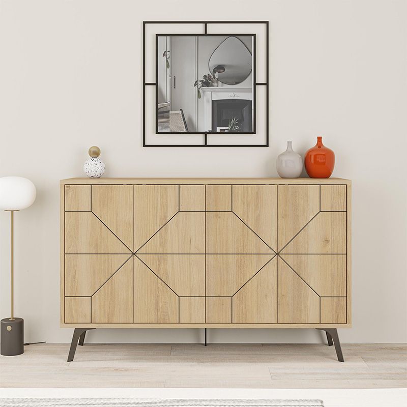 Μπουφές Dune Megapap χρώμα sapphire oak 123x35x77,4εκ. Μπουφές Dune Megapap χρώμα sapphire oak 123x35x77,4εκ.