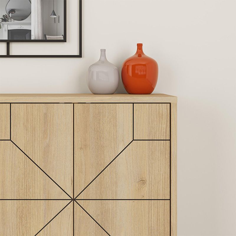 Μπουφές Dune Megapap χρώμα sapphire oak 123x35x77,4εκ. Μπουφές Dune Megapap χρώμα sapphire oak 123x35x77,4εκ.