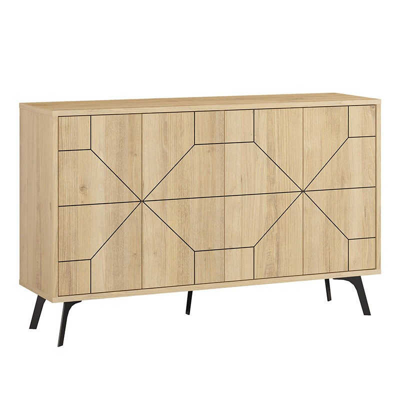 Μπουφές Dune Megapap χρώμα sapphire oak 123x35x77,4εκ. Μπουφές Dune Megapap χρώμα sapphire oak 123x35x77,4εκ.