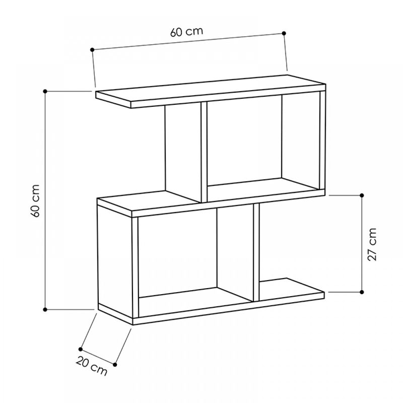 Βοηθητικό τραπεζάκι Homemania Megapap χρώμα λευκό 60x20x60εκ. Βοηθητικό τραπεζάκι Homemania Megapap χρώμα λευκό 60x20x60εκ.