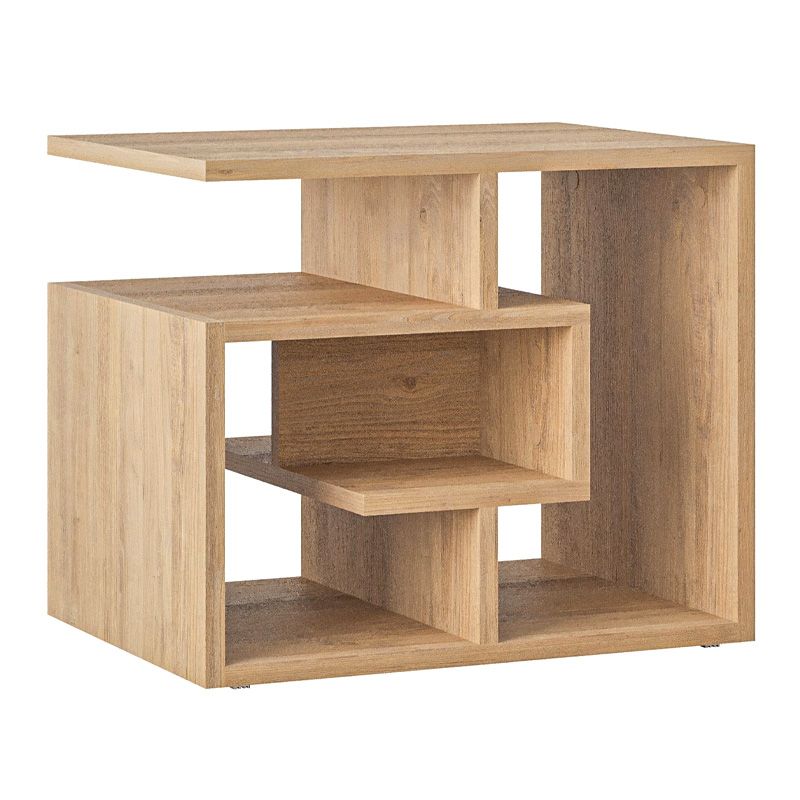 Τραπεζάκι βοηθητικό Labirent Megapap χρώμα sapphire oak 54x40x45εκ. Τραπεζάκι βοηθητικό Labirent Megapap χρώμα sapphire oak 54x40x45εκ.