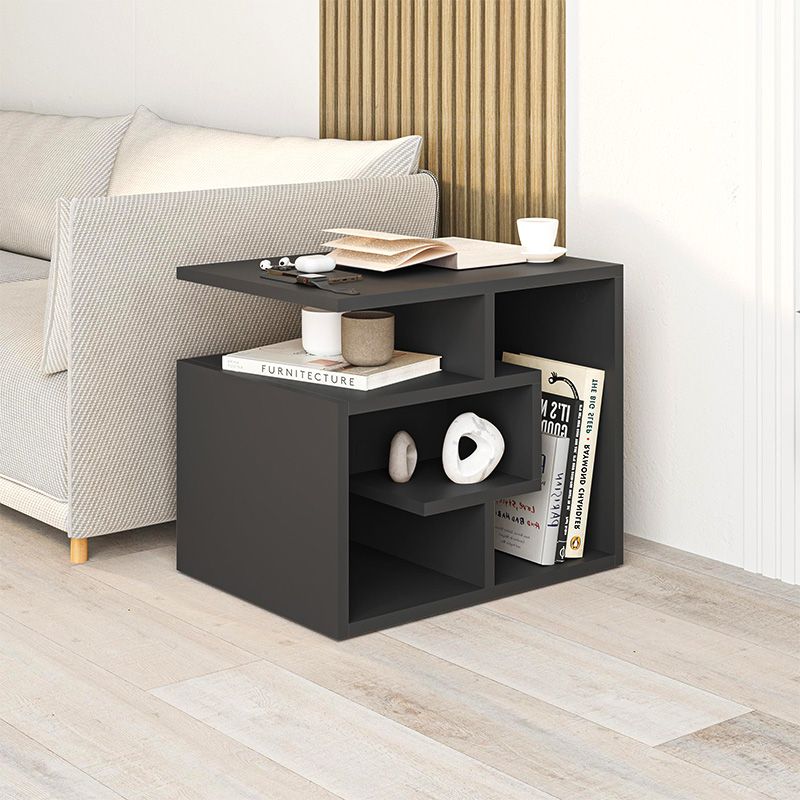 Τραπεζάκι βοηθητικό Labirent Megapap χρώμα ανθρακί 54x40x45εκ. Τραπεζάκι βοηθητικό Labirent Megapap χρώμα ανθρακί 54x40x45εκ.