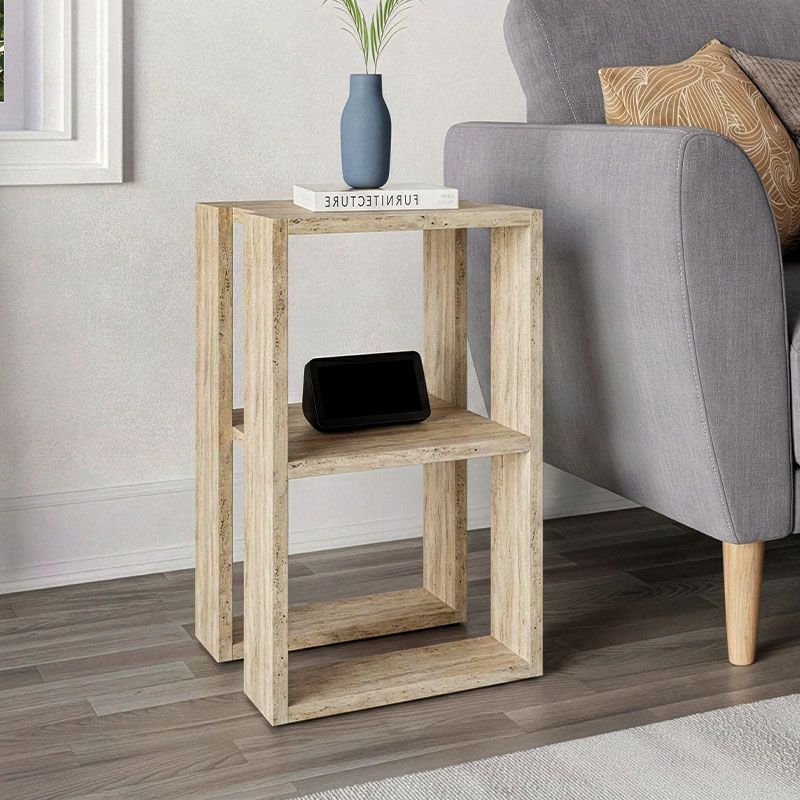 Κομοδίνο - Τραπεζάκι βοηθητικό Lonie Megapap χρώμα travertine 34x30x55εκ. Κομοδίνο - Τραπεζάκι βοηθητικό Lonie Megapap χρώμα travertine 34x30x55εκ.
