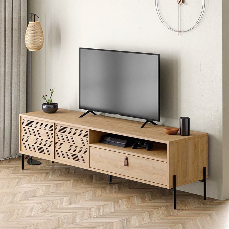 Έπιπλο τηλεόρασης Dionysos Megapap χρώμα sapphire oak 170x45x48,6εκ. Έπιπλο τηλεόρασης Dionysos Megapap χρώμα sapphire oak 170x45x48,6εκ.