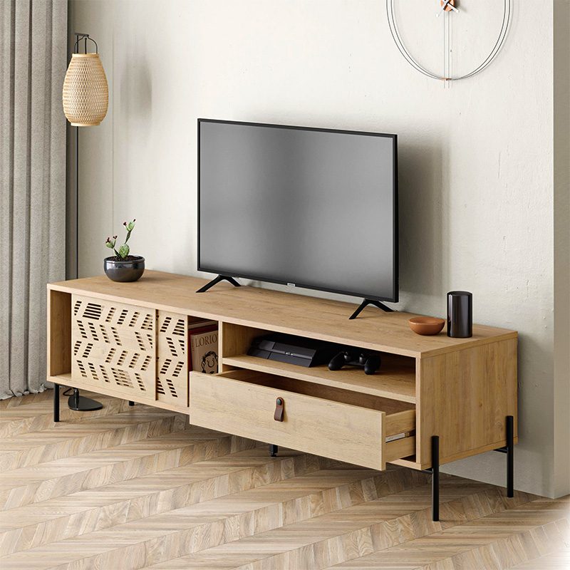 Έπιπλο τηλεόρασης Dionysos Megapap χρώμα sapphire oak 170x45x48,6εκ. Έπιπλο τηλεόρασης Dionysos Megapap χρώμα sapphire oak 170x45x48,6εκ.