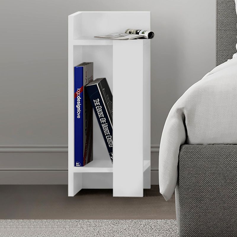 Κομοδίνο Elos Megapap σετ 2 τεμαχίων χρώμα λευκό 25x27x60εκ. Κομοδίνο Elos Megapap σετ 2 τεμαχίων χρώμα λευκό 25x27x60εκ.
