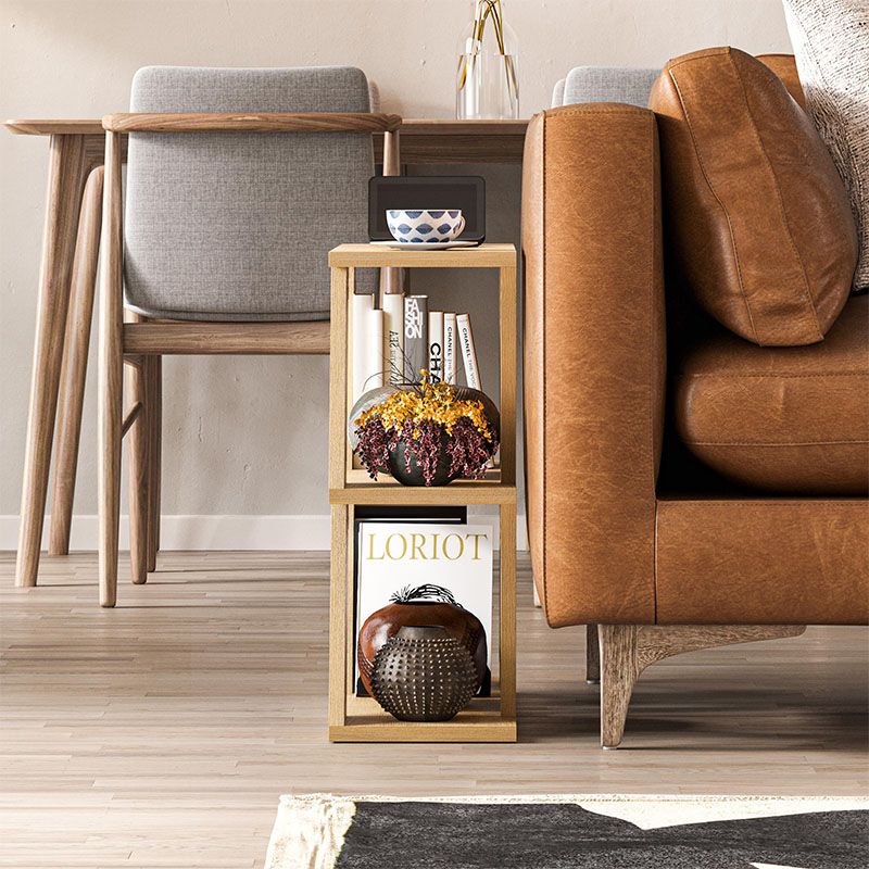 Τραπεζάκι βοηθητικό Lazena Megapap χρώμα sapphire oak 60x22x57εκ.