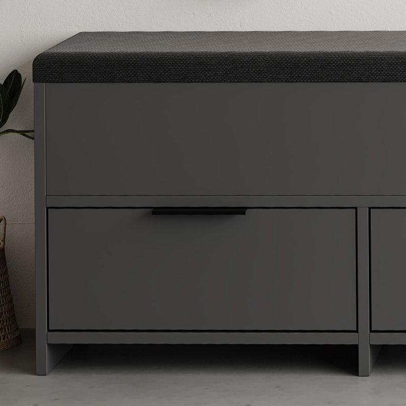 Παπουτσοθήκη Cove Megapap χρώμα ανθρακί 106x34x51,5εκ. Παπουτσοθήκη Cove Megapap χρώμα ανθρακί 106x34x51,5εκ.