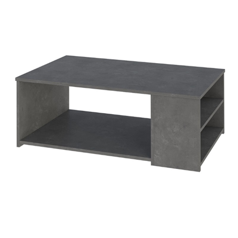 Τραπεζάκι σαλονιού Berg Megapap χρώμα γκρι ρετρό 110x60x40εκ. Τραπεζάκι σαλονιού Berg Megapap χρώμα γκρι ρετρό 110x60x40εκ.