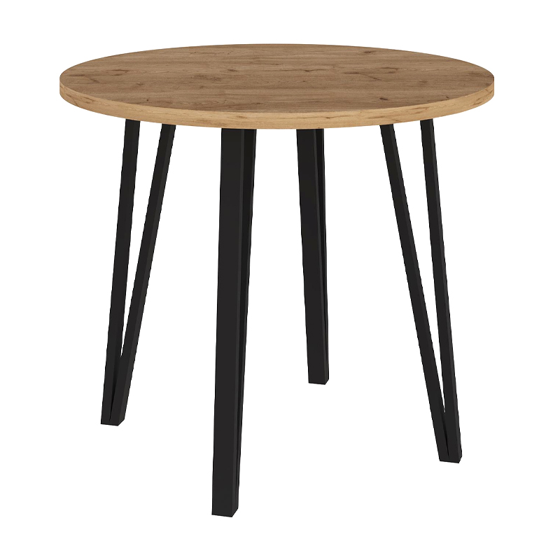 Τραπέζι Xana Megapap χρώμα sepet oak Ø90x77,5εκ. Τραπέζι Xana Megapap χρώμα sepet oak Ø90x77,5εκ.