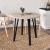 Τραπέζι Xana Megapap χρώμα travertine Ø90x77,5εκ.