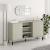 Μπουφές Frem Megapap χρώμα ash green 150x40x81εκ.