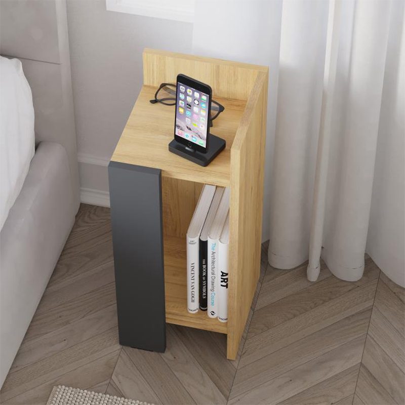 Κομοδίνο Elos Megapap δεξί χρώμα sapphire oak - ανθρακί 25x27x60εκ. Κομοδίνο Elos Megapap δεξί χρώμα sapphire oak - ανθρακί 25x27x60εκ.