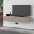 Έπιπλο τηλεόρασης επιτοίχιο Francy Megapap χρώμα sandstone 135x31,7x25εκ.