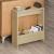 Τραπεζάκι βοηθητικό Simpi Megapap χρώμα sapphire oak 55x20x60εκ.