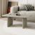 Τραπεζάκι σαλονιού Pietra Megapap χρώμα neo travertine 100x60x41,8εκ.