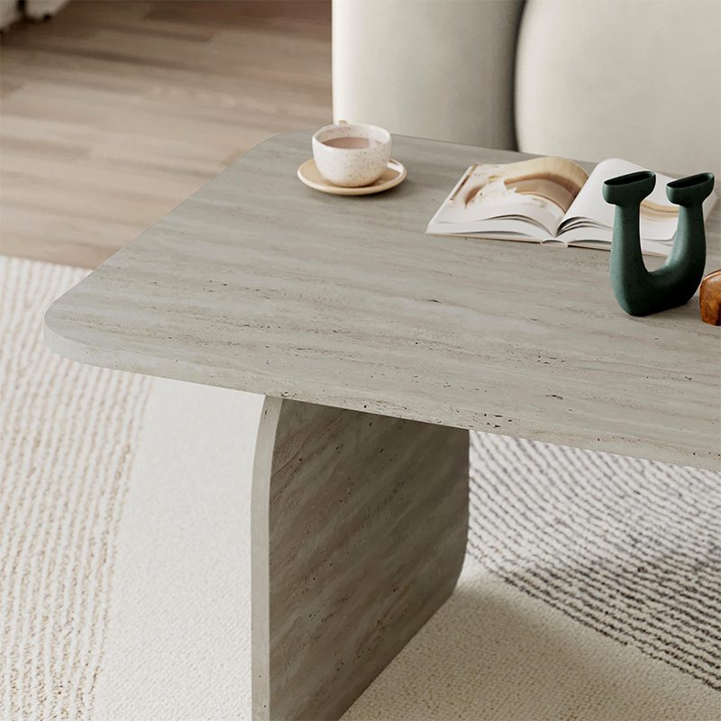 Τραπεζάκι σαλονιού Pietra Megapap χρώμα neo travertine 100x60x41,8εκ. Τραπεζάκι σαλονιού Pietra Megapap χρώμα neo travertine 100x60x41,8εκ.