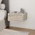 Κομοδίνο επιτοίχιο Eco Megapap χρώμα sandstone - light oak 40x33x18,5εκ.