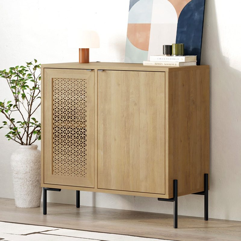 Μπουφές Naive Megapap χρώμα sapphire oak 80x40x80εκ. Μπουφές Naive Megapap χρώμα sapphire oak 80x40x80εκ.