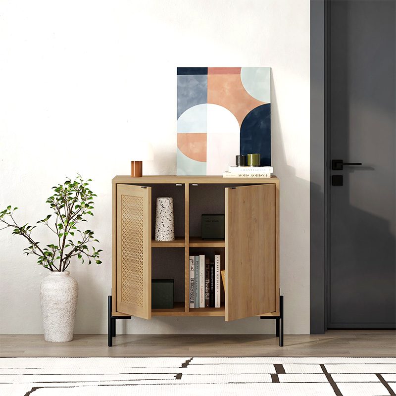Μπουφές Naive Megapap χρώμα sapphire oak 80x40x80εκ. Μπουφές Naive Megapap χρώμα sapphire oak 80x40x80εκ.