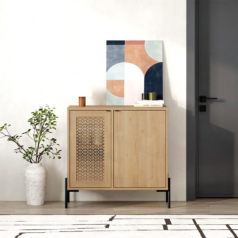 Μπουφές Naive Megapap χρώμα sapphire oak 80x40x80εκ. Μπουφές Naive Megapap χρώμα sapphire oak 80x40x80εκ.