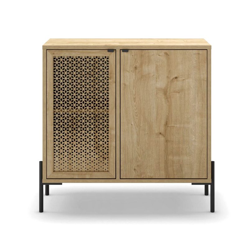 Μπουφές Naive Megapap χρώμα sapphire oak 80x40x80εκ. Μπουφές Naive Megapap χρώμα sapphire oak 80x40x80εκ.