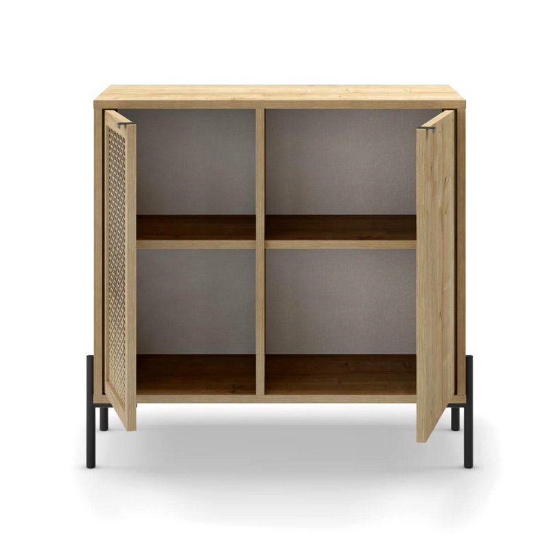 Μπουφές Naive Megapap χρώμα sapphire oak 80x40x80εκ. Μπουφές Naive Megapap χρώμα sapphire oak 80x40x80εκ.