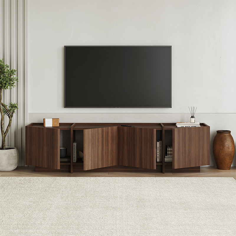 Έπιπλο τηλεόρασης Lowen Megapap χρώμα καρυδί milano 180x35x46,2εκ. Έπιπλο τηλεόρασης Lowen Megapap χρώμα καρυδί milano 180x35x46,2εκ.