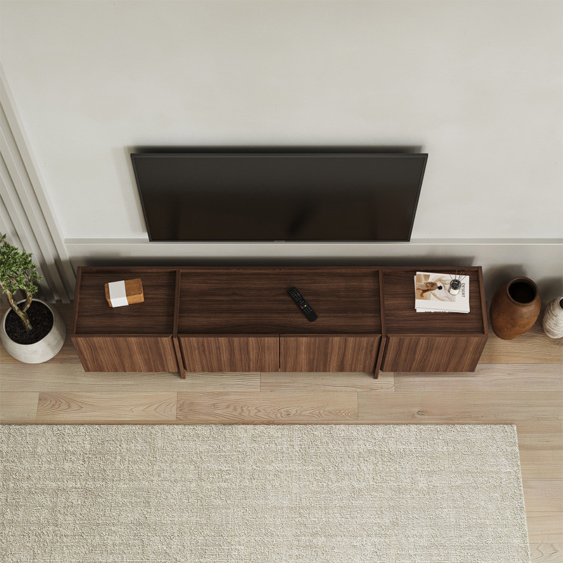 Έπιπλο τηλεόρασης Lowen Megapap χρώμα καρυδί milano 180x35x46,2εκ. Έπιπλο τηλεόρασης Lowen Megapap χρώμα καρυδί milano 180x35x46,2εκ.