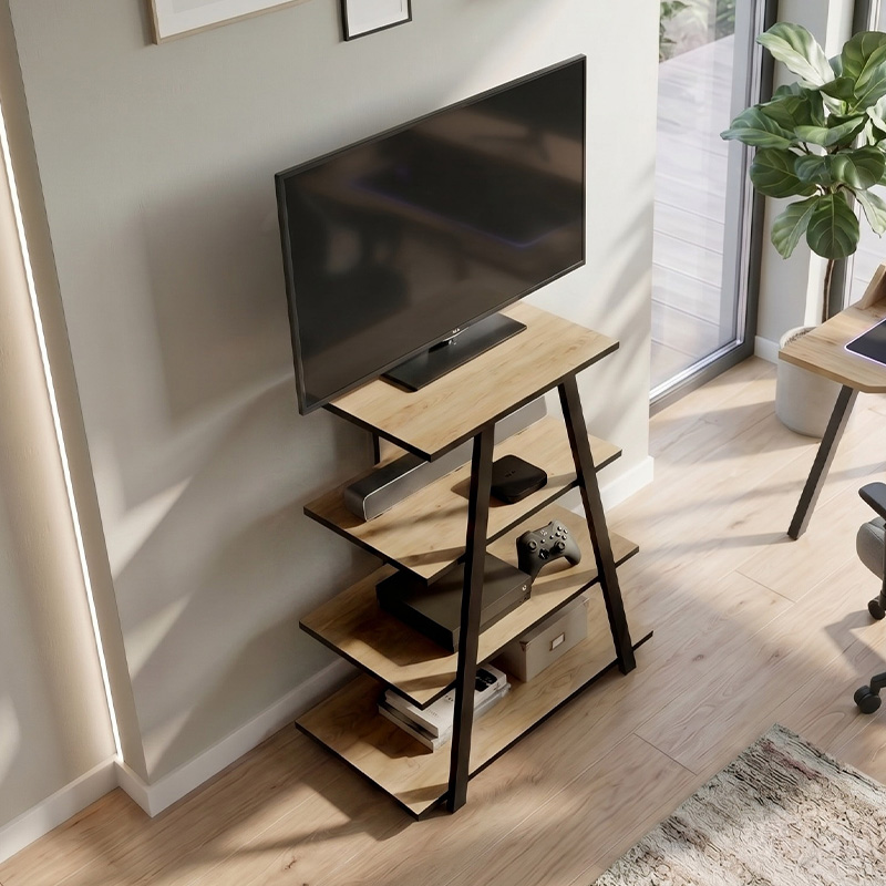 Έπιπλο τηλεόρασης Lyno Megapap χρώμα sapphire oak 70,4x54x80εκ. Έπιπλο τηλεόρασης Lyno Megapap χρώμα sapphire oak 70,4x54x80εκ.