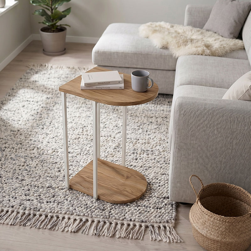 Τραπεζάκι βοηθητικό Roya Megapap χρώμα καρυδί Ud 41,5x32x56εκ. Τραπεζάκι βοηθητικό Roya Megapap χρώμα καρυδί Ud 41,5x32x56εκ.