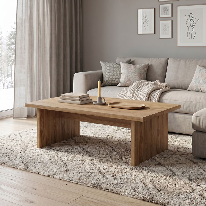 Τραπεζάκι σαλονιού Loana Megapap χρώμα καρυδί Ud 120x70x40εκ. Τραπεζάκι σαλονιού Loana Megapap χρώμα καρυδί Ud 120x70x40εκ.