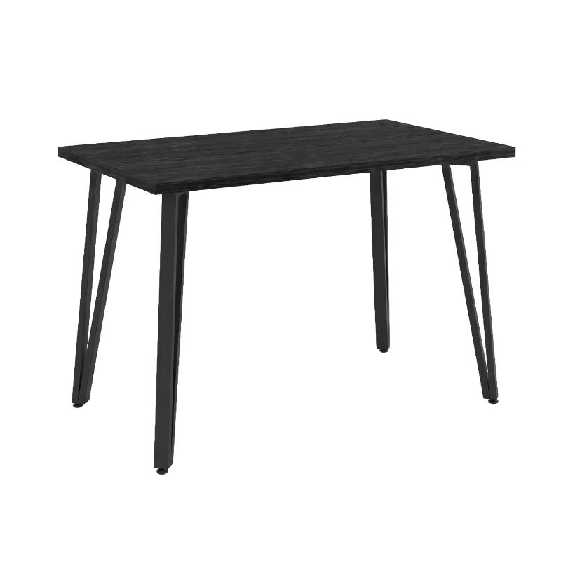 Τραπέζι Xana Megapap χρώμα black wood 120x70x77,5εκ. Τραπέζι Xana Megapap χρώμα black wood 120x70x77,5εκ.