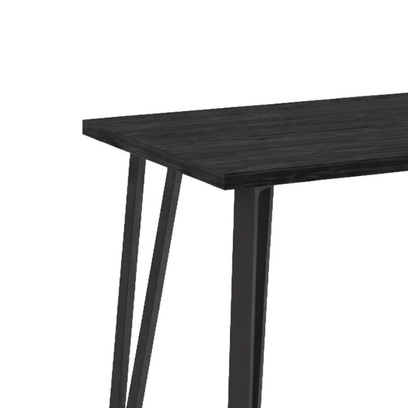 Τραπέζι Xana Megapap χρώμα black wood 120x70x77,5εκ. Τραπέζι Xana Megapap χρώμα black wood 120x70x77,5εκ.