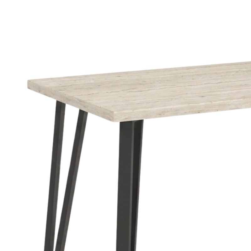 Τραπέζι Xana Megapap χρώμα travertine 120x70x77,5εκ.