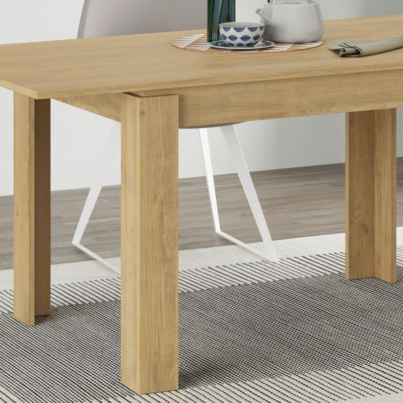 Τραπέζι Tolmen Megapap επεκτεινόμενο χρώμα sapphire oak 120/170x80x75εκ. Τραπέζι Tolmen Megapap επεκτεινόμενο χρώμα sapphire oak 120/170x80x75εκ.