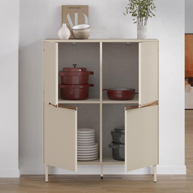 Μπουφές Arch Megapap χρώμα sandstone 98x40x120,5εκ. Μπουφές Arch Megapap χρώμα sandstone 98x40x120,5εκ.