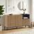 Μπουφές Cailin Megapap χρώμα sepet oak - black wood 140x41,8x80εκ.