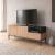 Έπιπλο τηλεόρασης Cailin Megapap χρώμα sepet oak - black wood 140x41,8x55εκ.