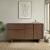 Μπουφές Capri Megapap χρώμα καρυδί milano 146x45x76,5εκ.
