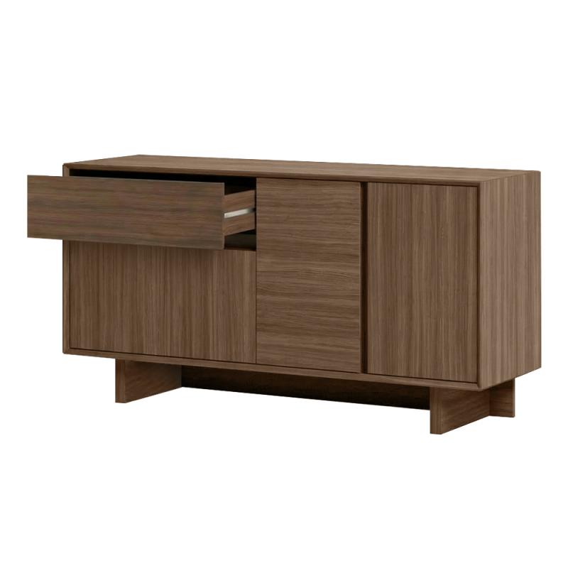 Μπουφές Capri Megapap χρώμα καρυδί milano 146x45x76,5εκ.