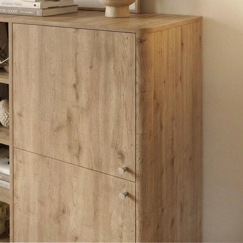 Μπουφές Colia Megapap χρώμα sepet oak 85x44x120,4εκ.