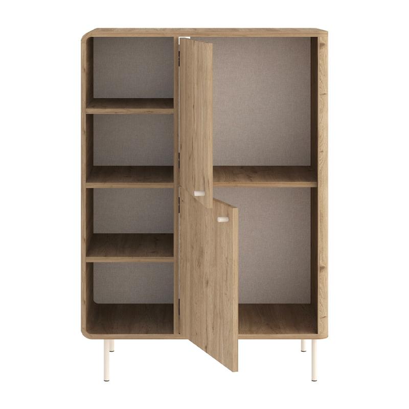 Μπουφές Colia Megapap χρώμα sepet oak 85x44x120,4εκ.