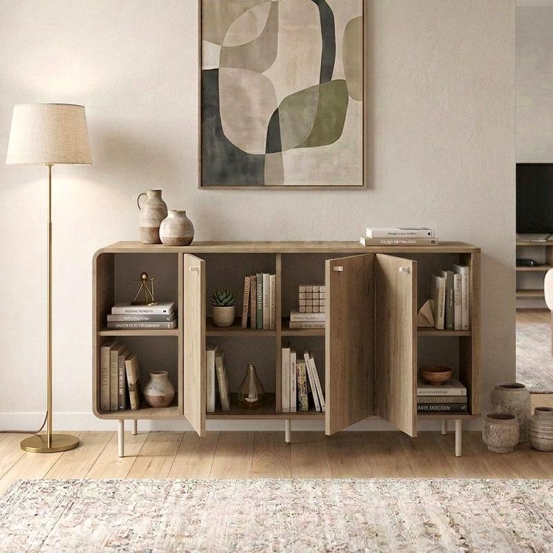 Μπουφές Colia Megapap χρώμα sepet oak 150x44x80εκ. Μπουφές Colia Megapap χρώμα sepet oak 150x44x80εκ.